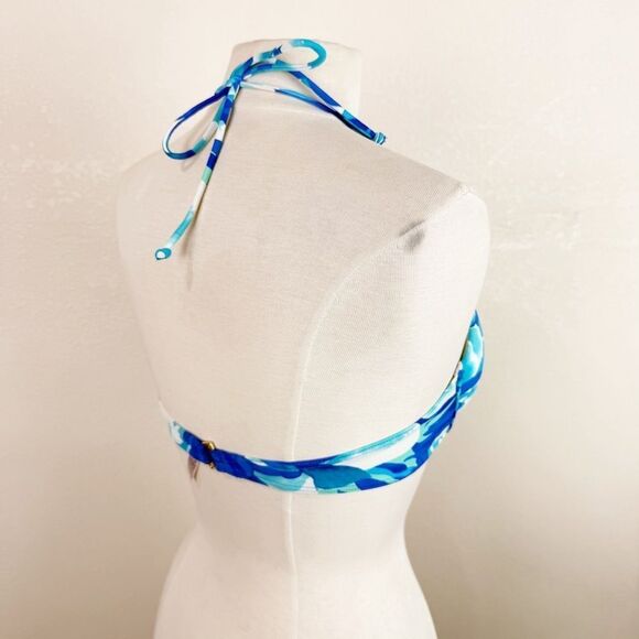 Victorias Secret Vintage Push Up Halter Swim Bikini Top y2K 90s 36C - Picture 4 of 7